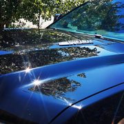 GMC Denali HD Hood after Paint Correction! Beautiful.