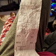 Here's the Reciept.