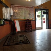 Large but simple menu. Order them sit down and wait for you food to come out