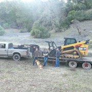 25ft equipment trailer with cat 299d2 XHP