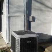 Outdoor view of customer's home after new unit installation - Another happy customer after a new system installation.
