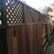 Complete fence rebuild