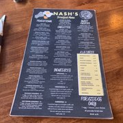 Breakfast menu