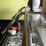 a long line of food