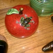 Frog on Apple.