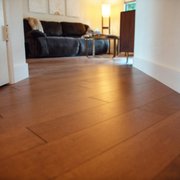 Our installers accommodated every nook and cranny of this house to make sure that the hardwood is neatly installed in each room.
