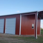 Custom Garage with two open ends