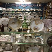 The china section.
