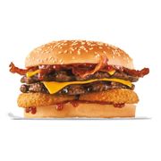 a double cheeseburger
