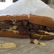 Tri-tip sandwich. Friday's special.  Pretty damn good!!