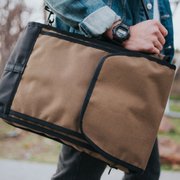 Our best seller: The Network Pack. 4 ways to carry: Backpack, Messenger Bag, Briefcase or Luggage Accessory.