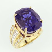 Tanzanite and diamonds