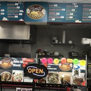 menus on the wall
