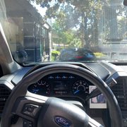 the interior of a car