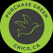 a green bird in a circle