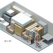 10x25 unit