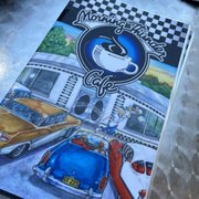 a coffee cup and cars