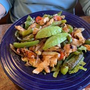 Fajitas salad- huge!