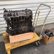 22RTE Block Assembly, Head Assembly and Oil Pan - Before Pic