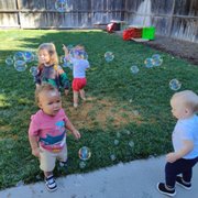 Bubbles and toddlers