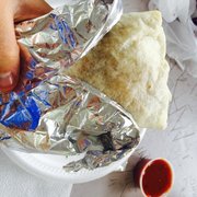 The burrito was huge!