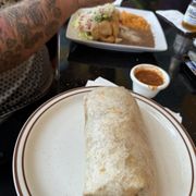 Brea supreme and the chicken chimichanga