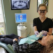 Our lovely Registered Dental Hygienist, Katie