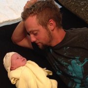 Happy Gold country Midwifery Baby and Dad