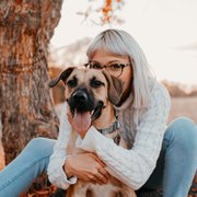 Chico Autumn Photoshoot with dog