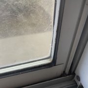 Old windows and tracks.