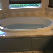 We replaced this customers Jacuzzi tub with new fixtures as well.