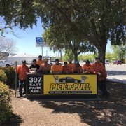 Pick-n-pull team.