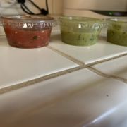 $79 cents for half full salsa