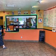 Front ordering counter. Inside dining area is temporarily closed due to COVID