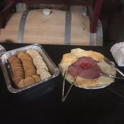 Salami, Cheese, and Crackers