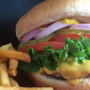 Bidwell Cheeseburger and Fries