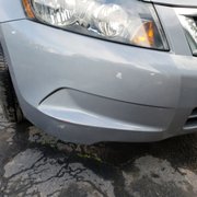 Some of the spots Mike insists are caused by rocks. Drove this car for ten years in the same places and didn't have this trouble with rocks.
