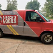 A-ROCK'S LOCKS Company Van