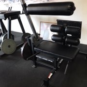 Inverse curl for hamstrings