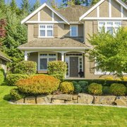 the front of a home with landscaping