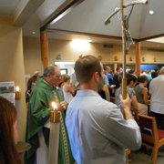 Procession into Mass - 
 Photo Credit: Gary Bruhn