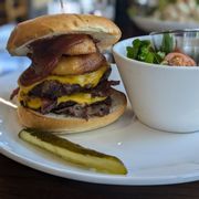 Outlaw Burger w/ a side salad so I don't completely hate myself later.