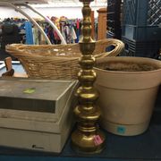 Brass candleholder in good shape!