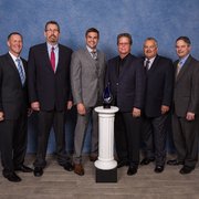 Mike and Bryan Gray in Houston, TX accepting the Carrier Presidential Award for Jessee Heating & Air Conditioninig