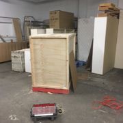 Built this enclosure  for very fragile piece that was shipped fed ex