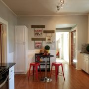 Adorbs in this new kitchen too!