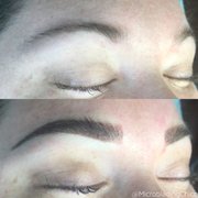 Combo brow Microblading & Microshading Brow will heal about 40% lighter