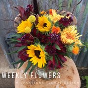 This week our regular customers got this beautiful Fall arrangement!