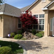 the front of a house