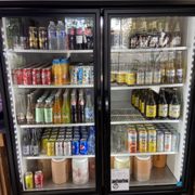 A good variety of beer and sodas
